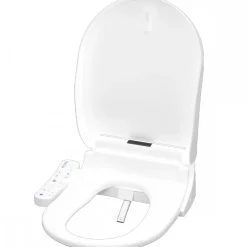 Abattant lavant et séchant déclipsable avec douchette - Saniseat SFA