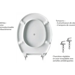 Abattant universel thermodur - Estérel Classic SIAMP