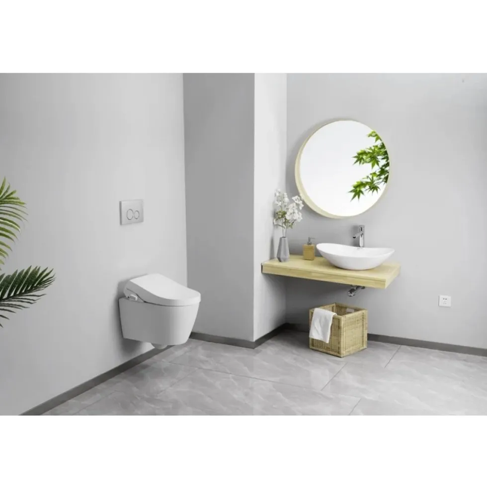 Abattant WC Japonais avec télécommande multifonctions SILVER V2 TopToilet