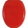 Abattant WC - MDF - Charnières Inox - CLEO - Rouge MSV