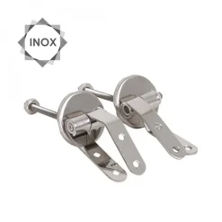 Abattant WC - MDF - Charnières Inox - Bleu Foncé MSV