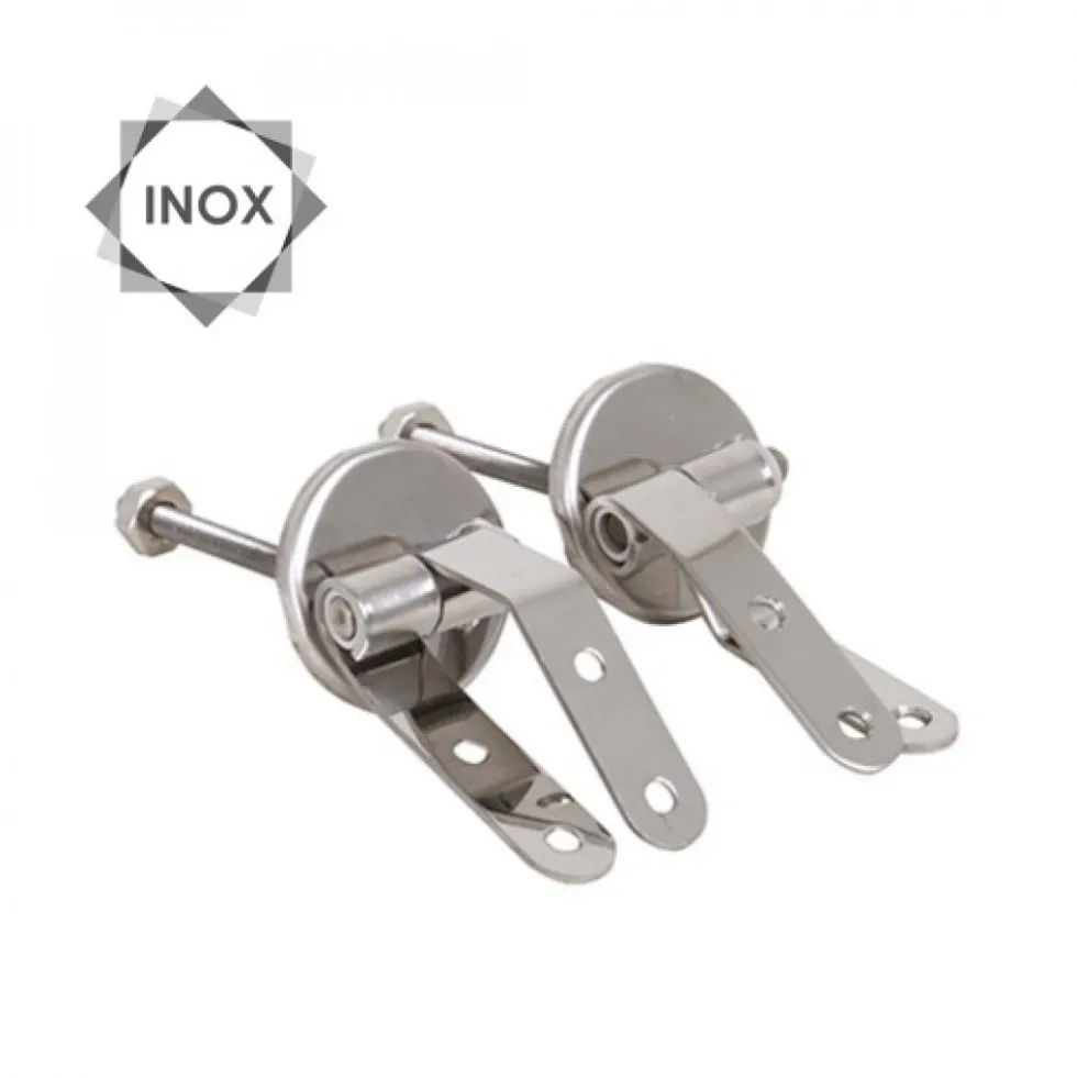 Abattant WC - MDF - Charnières Inox - Bleu Foncé MSV