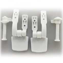 Abattant WC - MDF - Charnières Plastique - Blanc MSV