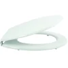 Abattant WC - MDF - Charnières zinc - Blanc MSV
