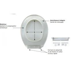 Abattant WC - Monaco SIAMP