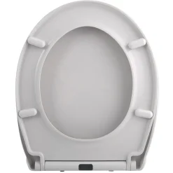 Abattant WC - Polypropylène - avec Frein de chute - HARRY - Gris clair SPIRELLA