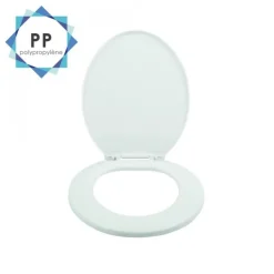 Abattant WC - Polypropylène - Charnières PS - Blanc MSV