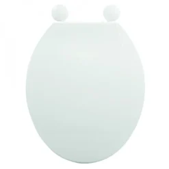 Abattant WC - Polypropylène - Charnières PS - Blanc MSV