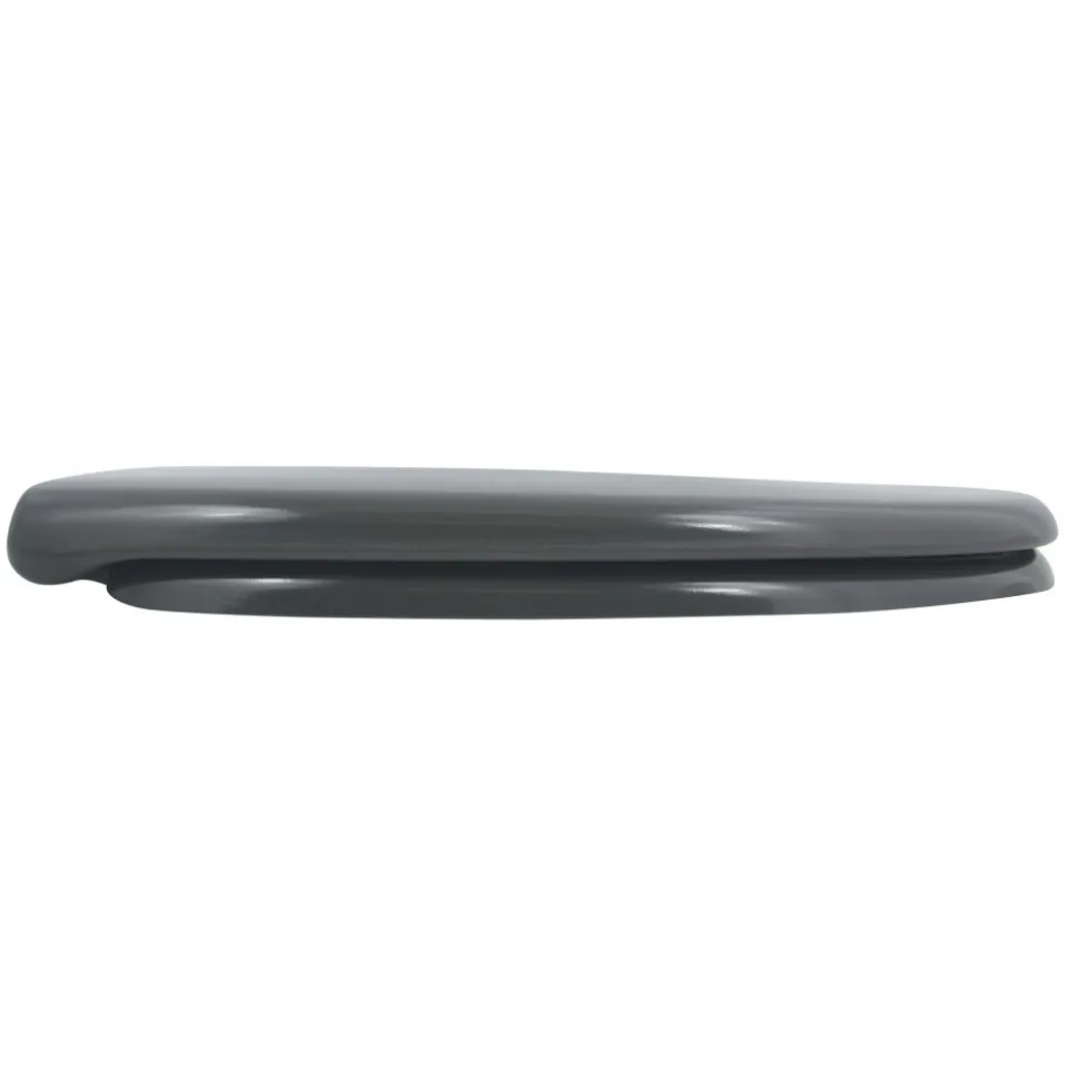 Abattant WC - Thermodur - avec Frein de chute - Easy Clip - Gris SPIRELLA