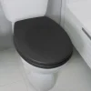 Abattant WC - Thermo dur - avec Frein de chute - NEELA - Noir mat SPIRELLA