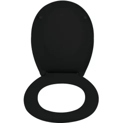 Abattant WC - Thermo dur - avec Frein de chute - NEELA - Noir mat SPIRELLA