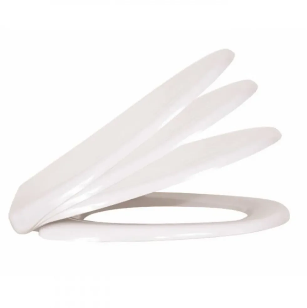 Abattant Wc - Thermo-Dur - Blanc - Declipsable et Fermeture Lente MSV