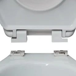 Abattant WC - Thermodur - Charnières Inox - Motif Floral MSV