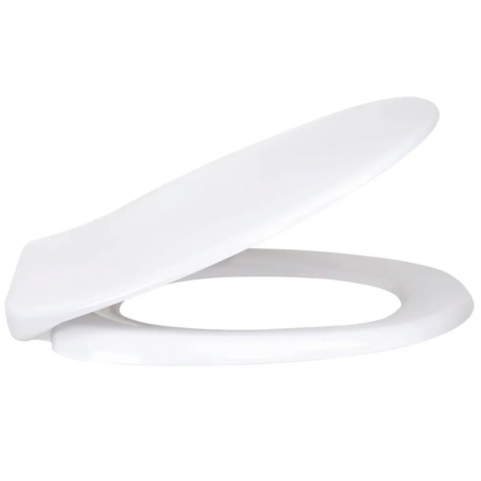 Abattant WC - Thermodur - Charnières Inox - Blanc MSV