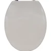 Abattant WC - Thermodur - Charnières Inox - Taupe MSV