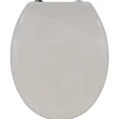 Abattant WC - Thermodur - Charnières Inox - Taupe MSV