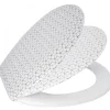 Abattant WC - Thermodur - Charnières Inox - MOZAIK - Beige MSV