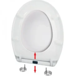 Abattant WC - Thermodur - Easy Clip - Blanc SPIRELLA