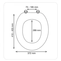 Abattant WC - Thermodur - Easy Clip - Blanc SPIRELLA