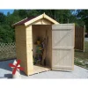 Abri de jardin bois 16 mm Eden 1,36 m2 HABRITA