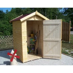 Abri de jardin bois 16 mm Eden 1,36 m2 HABRITA