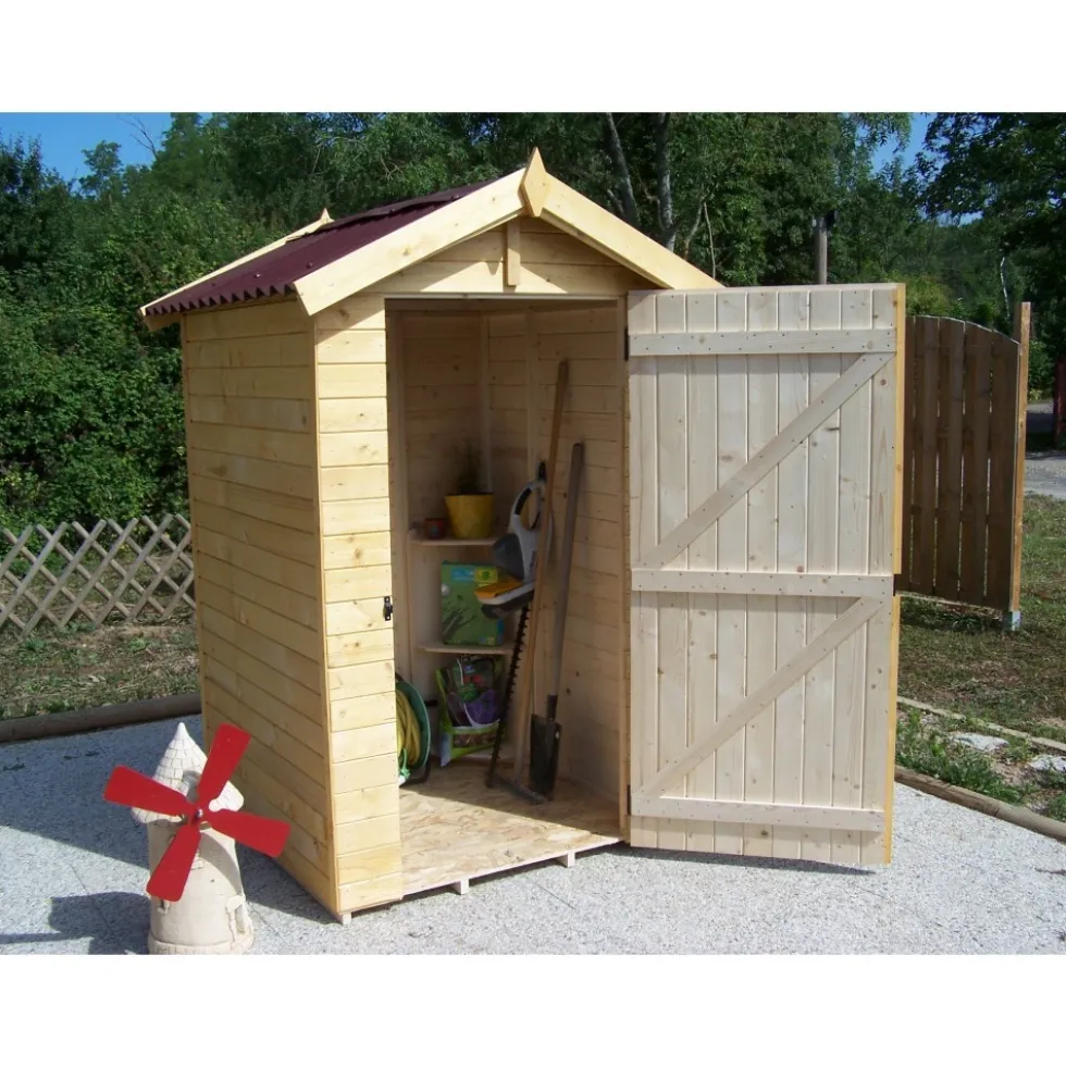 Abri de jardin bois 16 mm Eden 1,36 m2 HABRITA