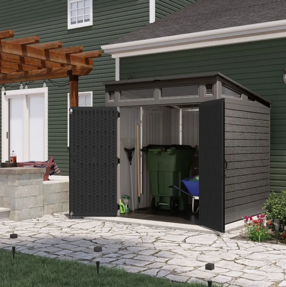 Abri de jardin polyéthylène Modern - 4,88m² - plancher inclus SUNCAST