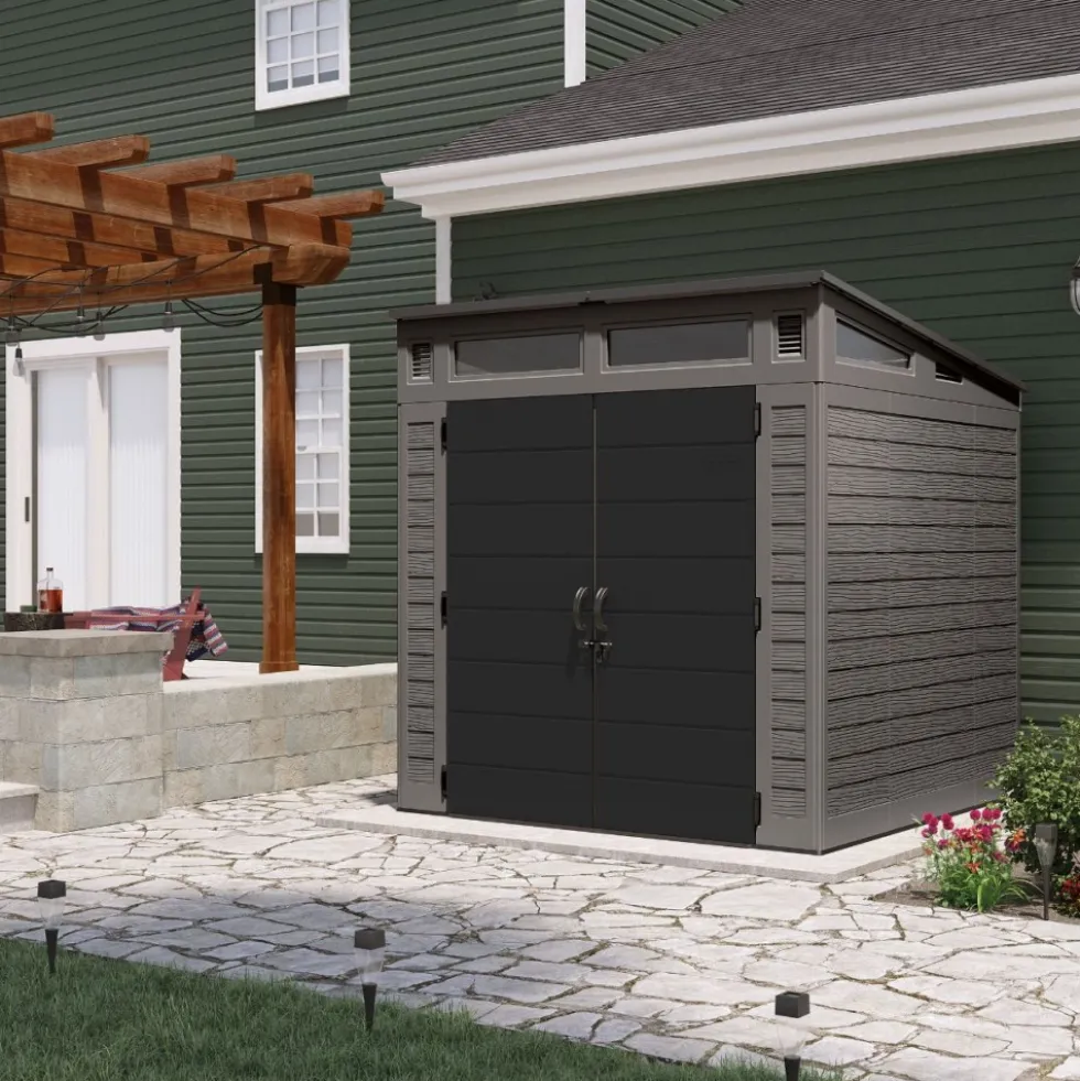 Abri de jardin polyéthylène Modern - 4,88m² - plancher inclus SUNCAST