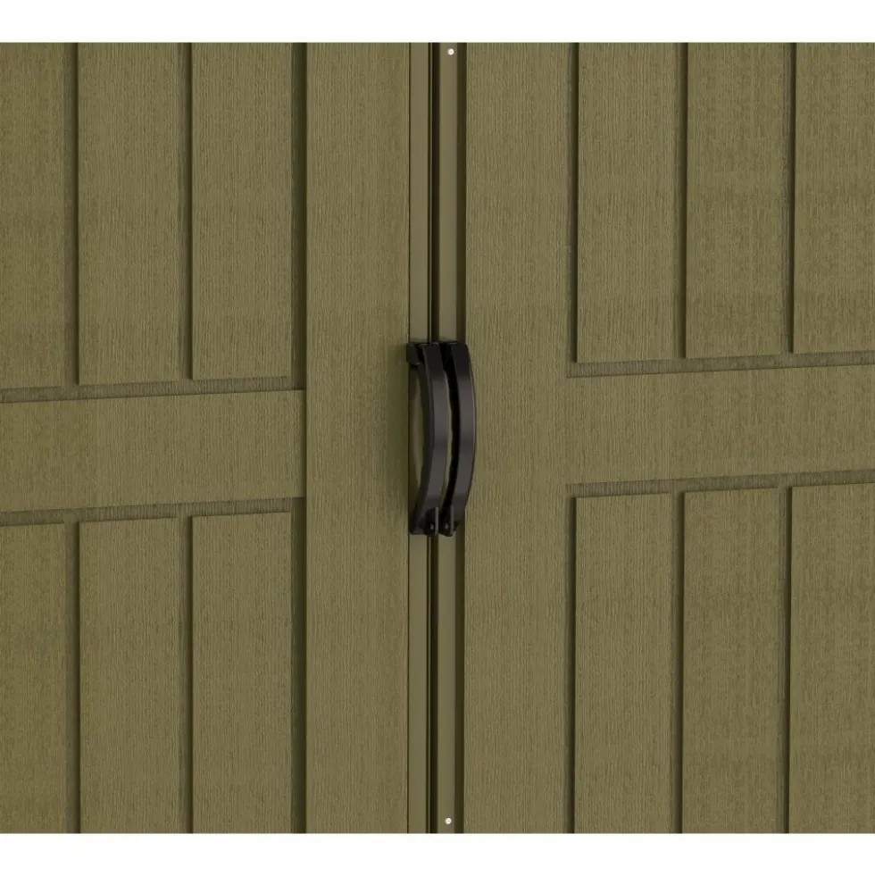 Abri de jardin PVC Woodbridge + kit de fondation et kit 1 fenêtre - 10,56 m² DURAMAX