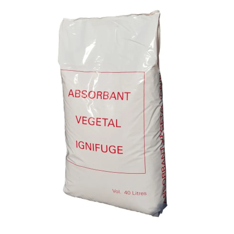 Absorbant végétal - ignifugé - universel - 40 litres BRICOZOR