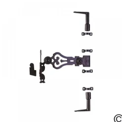 Accessoires pour espagnolette ronde PVC pour volets alu et PVC TORBEL