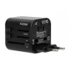 Adaptateur de voyage universel 150 pays SYNERCIA