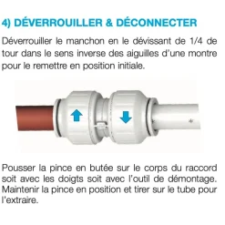 Adaptateur - instantané - 5/8 pouce / 15 mm - Speedfit John Guest
