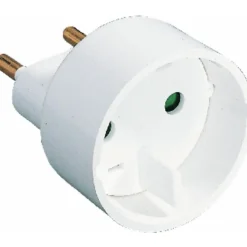 Adaptateur électrique mâle 6A / femelle 16A 0.104.12 EBENOID
