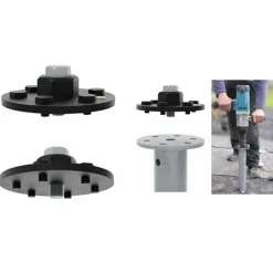 Adaptateur pour boulonneuse à choc pour vissage de vis de fondation NIVO & Cobra