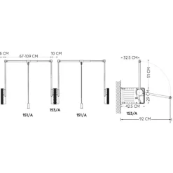 Adaptateurs pour fixation murale SUPERLIFT AMBOS