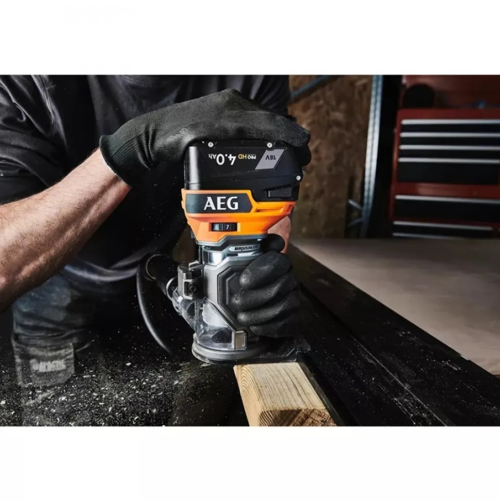 Affleureuse 18V Brushless - PRO18V - BOF18BL3-0 AEG Powertools