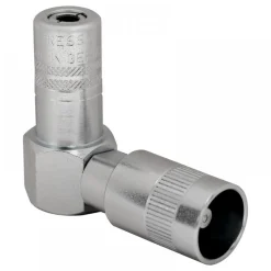 Agrafe de pompe à graisse hydraulique coudée à raccord rapide PRESSOL