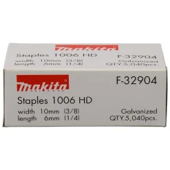 Agrafes pour agrafeuse à batterie - 10 x 6 mm - boîte de 5040 MAKITA