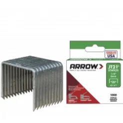 Agrafes pour agrafeuse JT 21 C - longueur 8 mm ARROW