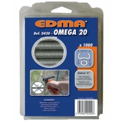 Agrafes pour la pose de grillage - Omega 20 EDMA
