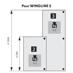 Amortisseur fin de course pour porte pliante - WingLine S HETTICH