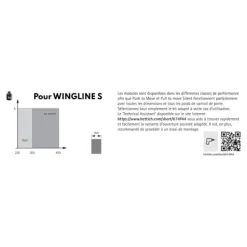 Amortisseur fin de course pour porte pliante - WingLine S HETTICH