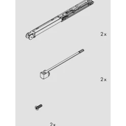 Amortisseur pour porte coulissante Clipo 16 H ou 16 GPK EKU