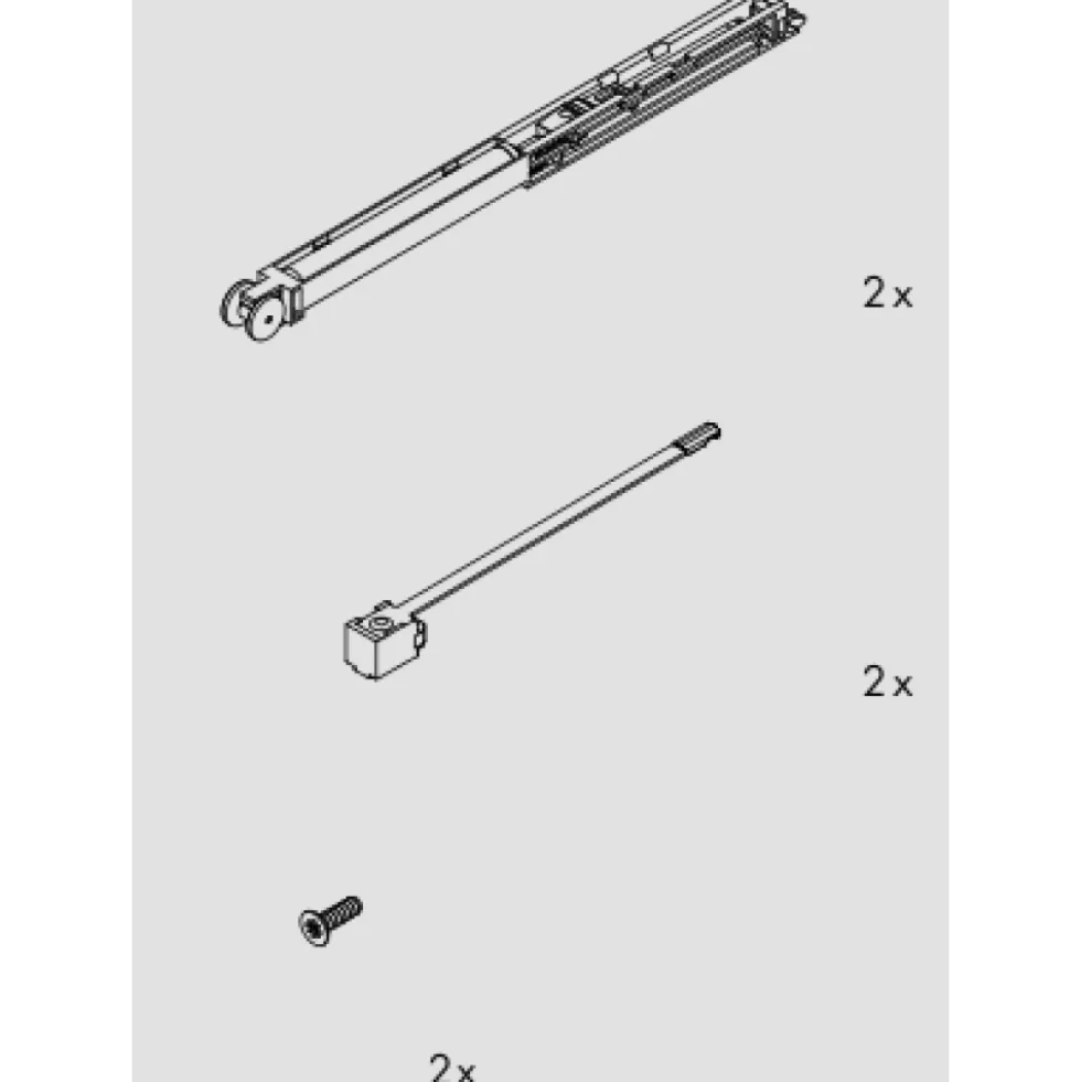 Amortisseur pour porte coulissante Clipo 16 H ou 16 GPK EKU