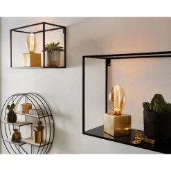 Ampoule Led G95 doré 1800K - diamètre 95 mm - Vintage Inner Glow PAULMANN
