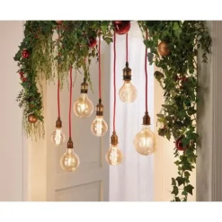 Ampoule Led G95 doré 1800K - diamètre 95 mm - Vintage Inner Glow PAULMANN