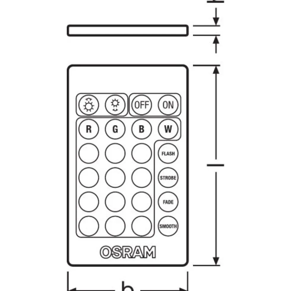 Ampoule LED - 4,5W - GU10 - RGBW - avec télécommande OSRAM