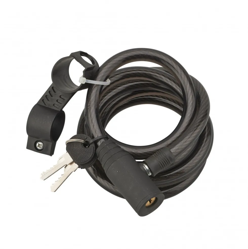 Antivol à câble - 12 mm - longueur 1,80 m - Twisty FTH THIRARD