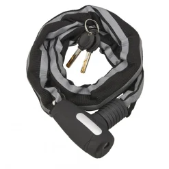 Antivol à chaîne en acier cémenté gainée nylon - Biker FTH THIRARD
